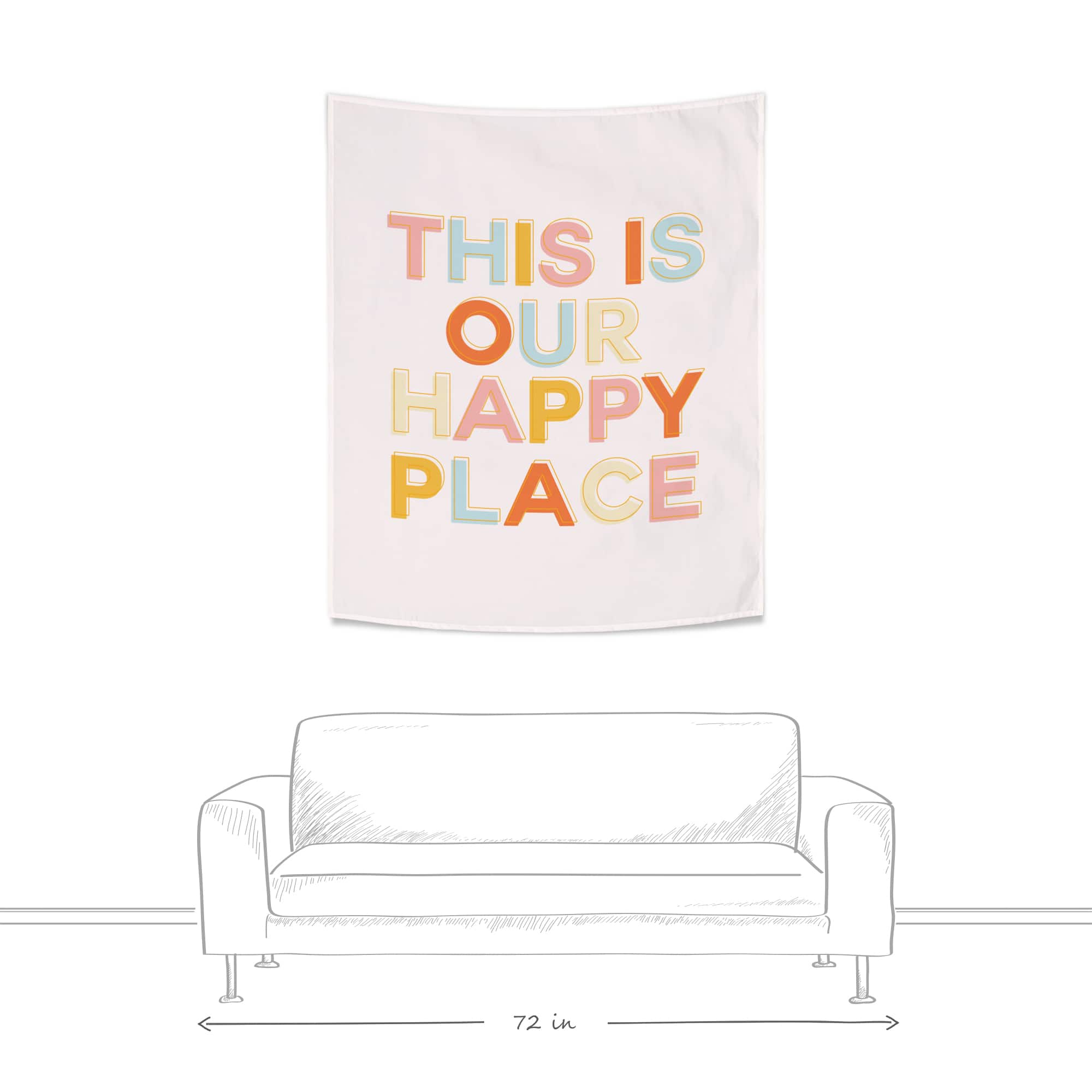 Happy Place Tapestry
